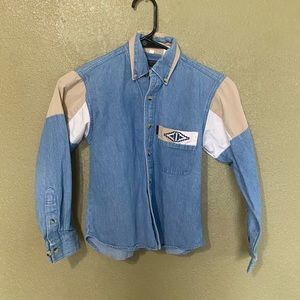 Vintage Denim Western Button Down